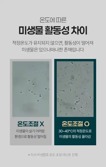 미생물 활동성 차이